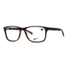 NIKE 7246 212 eyeglasses in tortoise shell color, showing stylish and comfortable frame design for men.