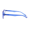 Side view of blue I Need You PANTO G59400 reading glasses highlighting stylish design and durability.