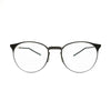 Sleek black titanium eyeglasses for women, Marvelous LOGER 03 18, showcasing modern design and lightweight comfort.