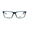 NIKE 7272 440 eyeglasses in blue frame, designed for comfort and style, perfect for everyday wear.