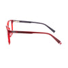 Side view of Paw Patrol PP03 10 kids eyeglasses in red, featuring a trendy design and durable materials for active children.