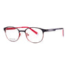 Kids Paw Patrol PP05 15 eyeglasses with stylish black and red frames for comfortable everyday wear.