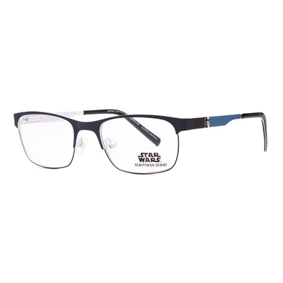 Star Wars SW225 STORMTROOPE kids eyeglasses in stainless steel, stylish and durable for active youngsters.