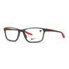 Men's NIKE 7405 34 eyeglasses in black and red featuring a contemporary design and comfortable fit for everyday wear.