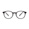 Pricon ROUND 6082 reading glasses in sleek black frame for modern style and optical excellence.