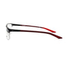 Men's NIKE 8054 6 eyeglasses showcasing a sleek design with stylish red temples and clear lenses for modern lifestyles.