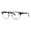 NIKE 8402 1 unisex eyeglasses in sleek black design, showcasing modern style and comfort for everyday wear.