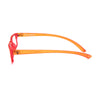 Pricon CERVO 8822 reading glasses showcasing sleek orange frame design and ergonomic temples for stylish comfort.