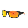 Head H13006 633 sunglasses with black frame and orange reflective lenses, ideal for sports and outdoor activities.