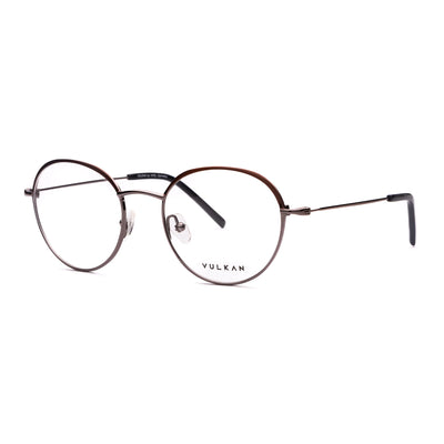 Stylish Vulkani V1100 1161 eyeglasses for women, featuring a durable design and modern round frames. Perfect for everyday wear.