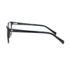 Side view of BK Eyewear B23015 400 eyeglasses showcasing stylish black frame and durable construction.