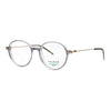 Vulkani V1110 1187 unisex eyeglasses in clear frame, stylish and durable for kids' everyday adventures.