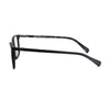 Side view of Vingino VG SCOTT 1 woman eyeglasses showcasing stylish black frame and durable design.