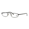 BK Eyewear BK20004 608 unisex eyeglasses featuring a sleek black frame and sophisticated design.