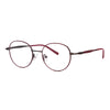 Kids eyeglasses Vulkani VI334 477 in stylish maroon, designed for comfort and durability for active youngsters.