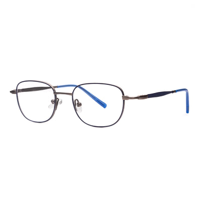 Kids eyeglasses Vulkani VI335 475 with stylish blue accents and a durable frame for active youngsters.