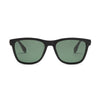 INVU IB22416 A sunglasses with black frame and green polarized lenses for superior clarity and comfort.