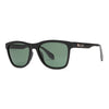 INVU IB22416 A sunglasses with ultra-polarized lenses in black frame, offering superior glare reduction and Swiss design.