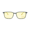 Unisex Deejays Eyewear D60916 800 eyeglasses with a stylish green frame and yellow lenses.