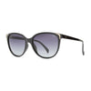 INVU IB22451 A sunglasses with ultra-polarized lenses and stylish black frame for enhanced visual clarity.