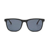 INVU IB22467 A sunglasses in black with ultra-polarized lenses for superior glare reduction and visual clarity.