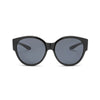 INVU IE22401 A sunglasses with ultra-polarized lenses in stylish black frame for enhanced visual clarity.