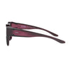 Side view of INVU IE22401 C sunglasses showcasing the burgundy frame and premium Swiss design.