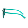 INVU IK2306 B sunglasses side view highlighting the turquoise frame and sleek design features.