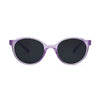 INVU IK2903 D sunglasses with purple frames and dark lenses, offering premium Swiss design and ultra-polarized clarity.