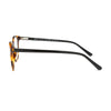 Side view of Deejays Eyewear D60946 770 eyeglasses showcasing stylish tortoiseshell and black frame design.