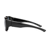 Side view of S.Oliver S40006 600 sunglasses showcasing sleek black design and stylish frames.