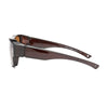 Side view of S.Oliver S40007 700 sunglasses, featuring a sleek brown frame and premium craftsmanship for elegant style.