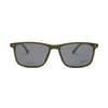 Deejays Eyewear D63003 500 men's sunglasses with gray lenses and olive green frame.