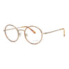 Unisex Emil K. E64276 771 eyeglasses with elegant round frames and stylish tortoiseshell accents.