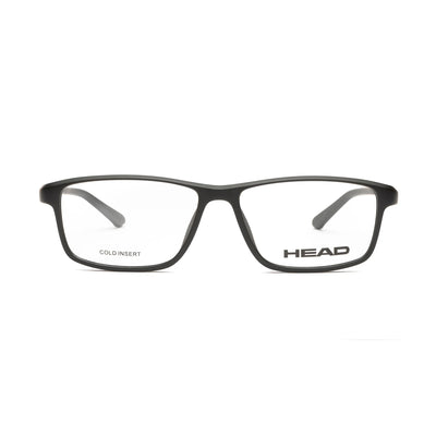 Head H16044 10680 kids eyeglasses with a sleek black frame and cold insert detail. Stylish and durable eyewear for children.