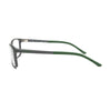 Side view of Head H16056 850 eyeglasses, showcasing green textured arms and stylish frame design for men.