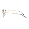 More & More M50589 810 eyeglasses side view showcasing elegant design and durable gold and clear frames.