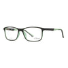 S.Oliver S93415 650 kids eyeglasses featuring a stylish black and green design, ideal for fashion-forward comfort and quality.