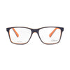 S.Oliver S93416 433 kids eyeglasses featuring a stylish black and orange frame design.