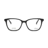 Women's S.Oliver S93428 600 eyeglasses in black, featuring a stylish handmade bio-acetate frame.