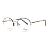 Elegant S.Oliver S93436 890 eyeglasses showcasing a sophisticated mix of gold and black frames, perfect for trendy women.