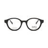 Handmade black eyeglasses from UC Eyewear, showcasing stylish round frames and quality craftsmanship.