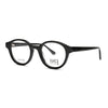 Handmade black eyeglasses from UC Eyewear, featuring a stylish round frame design.