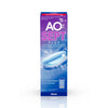 AOSEPT PLUS contact lens care solution packaging, featuring hydrogen peroxide formula for superior cleaning and disinfection.