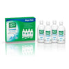 OPTI-FREE PureMoist Mega Pack contact lens solution with four bottles for all-day hydration and comfort.