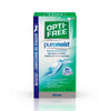 OPTI-FREE PureMoist multipurpose contact lens solution box, featuring HydraGlyde for long-lasting hydration.