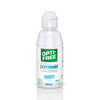 OPTI-FREE PureMoist contact lens solution bottle, 90 ml, featuring HydraGlyde technology for hydration and comfort.