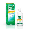 OPTI-FREE Replenish lens care solution in a 300 ml bottle with packaging for optimal comfort and clarity for contact lens users.